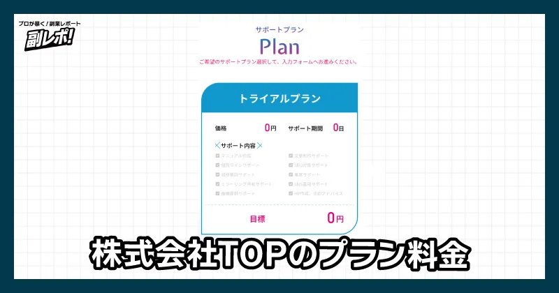 株式会社TOPの料金