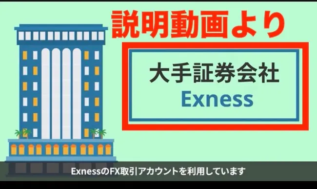 億超え倶楽部ではExnessで口座開設を案内される