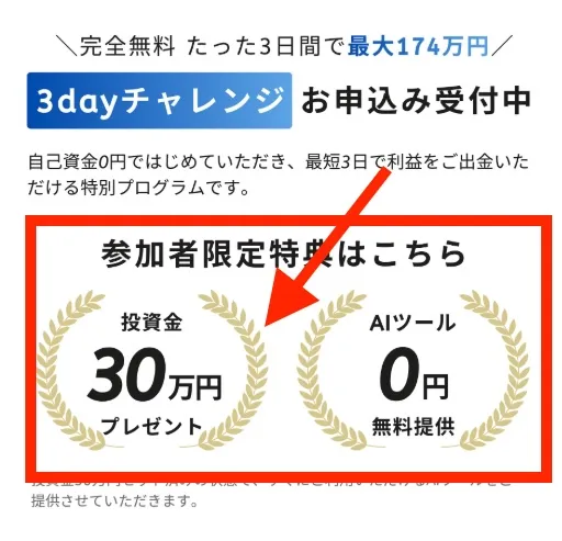 30PROの投資金について