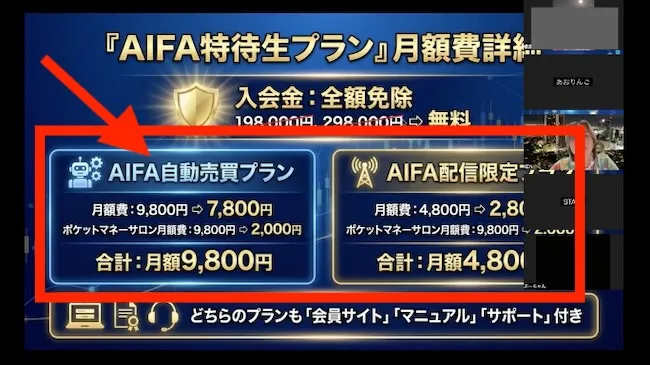 AIFAの参加費用について