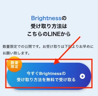 Brightnessに登録する様子