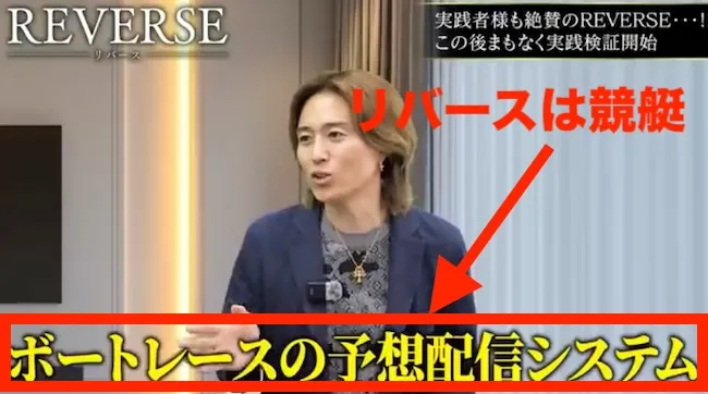 リバースの投資内容は競艇