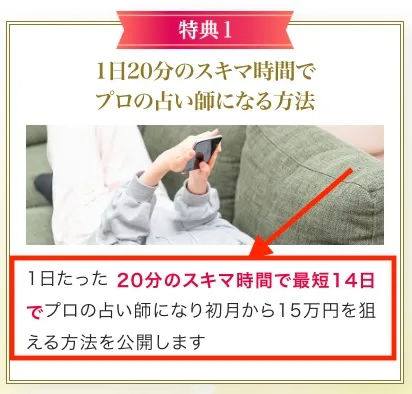 ほしよみ式占い師養成講座の広告より