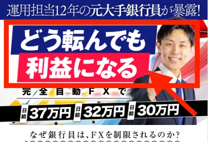 どう転んでも利益になるとの表記