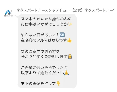 ネクスパートナーの電話説明を受ける
