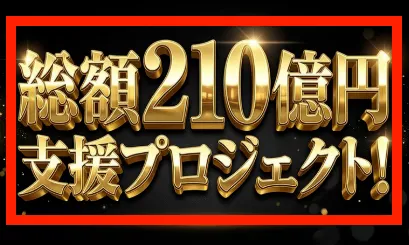 総額210億円支援プロジェクトについて
