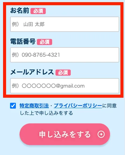 合同会社M.Tcorporationの副業に申し込む様子