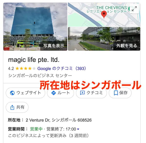 NOVA STRATEGY PTE. LTD.の所在地