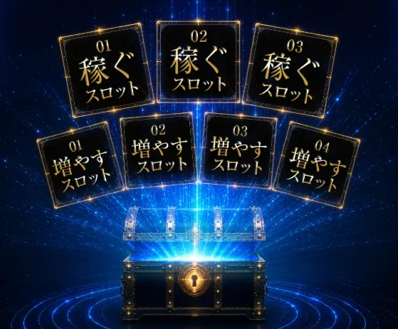 「稼ぐスロット」と「増やすスロット」