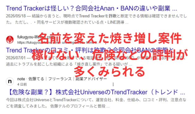 名前を変えた焼き増し案件などの評判