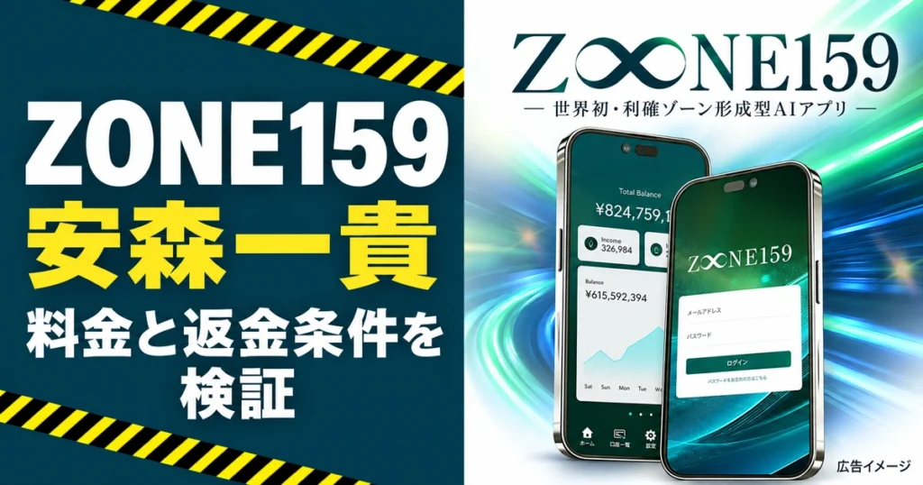 ZONE159は詐欺？安森一貴の口コミと料金・返金条件を検証